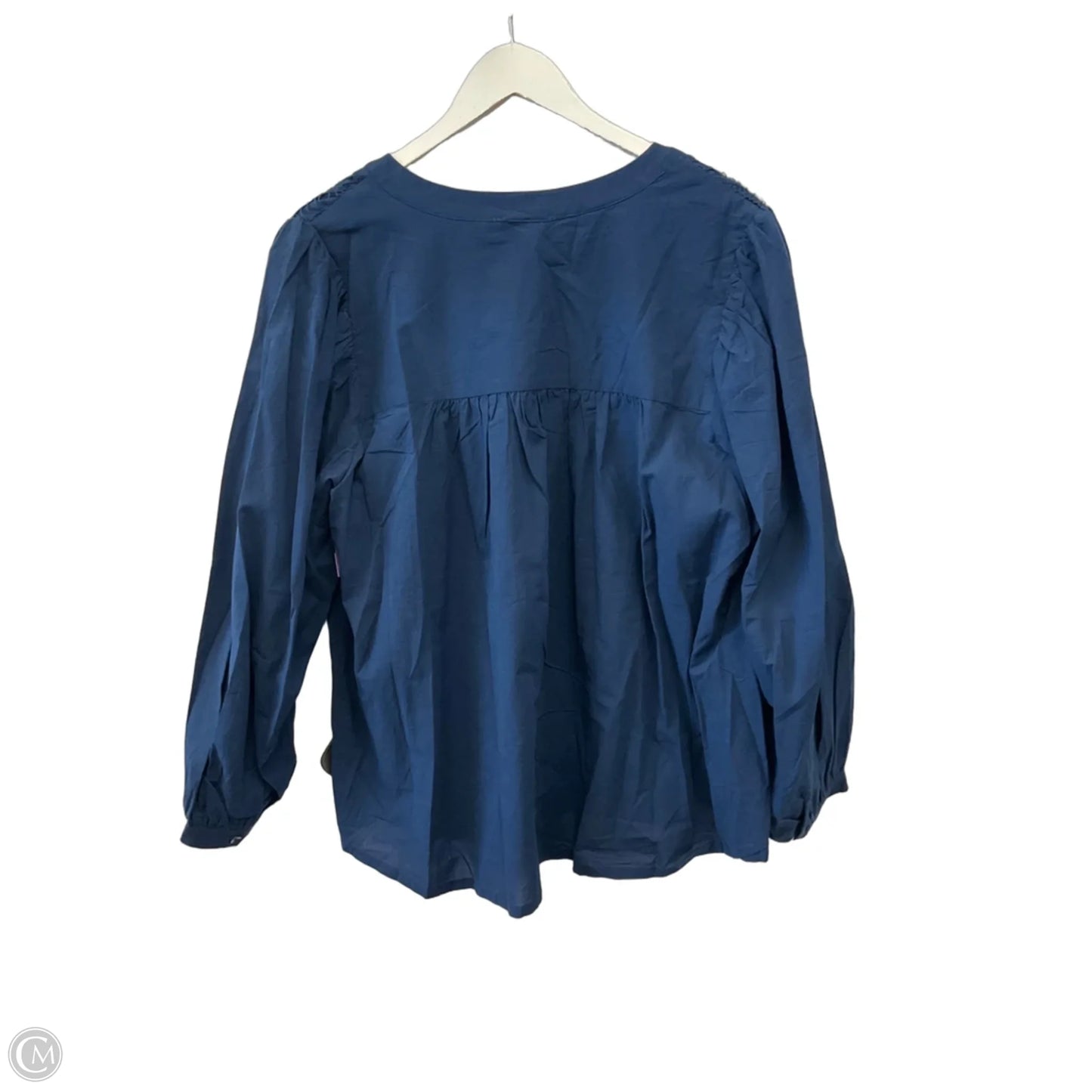 Top Long Sleeve By Calypso St Barth In Navy, Size: 3x