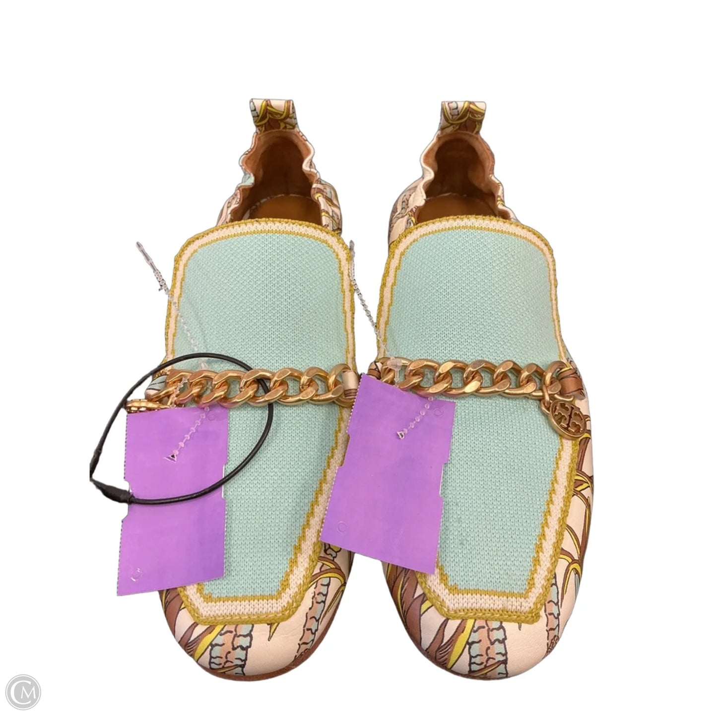 Shoes Designer By Tory Burch In Aqua, Size: 8