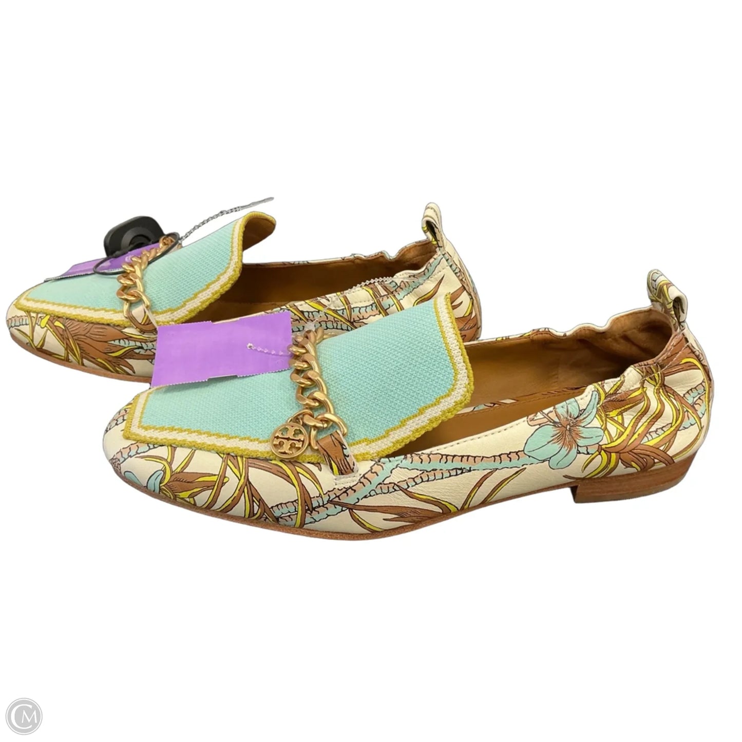 Shoes Designer By Tory Burch In Aqua, Size: 8