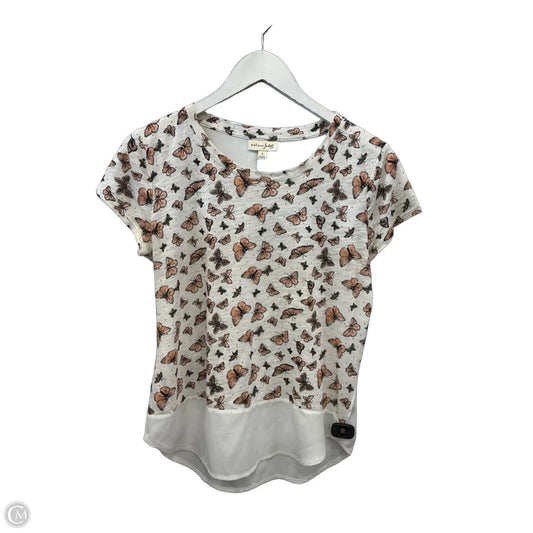Top Short Sleeve By Maison Jules In Multi-colored, Size: S