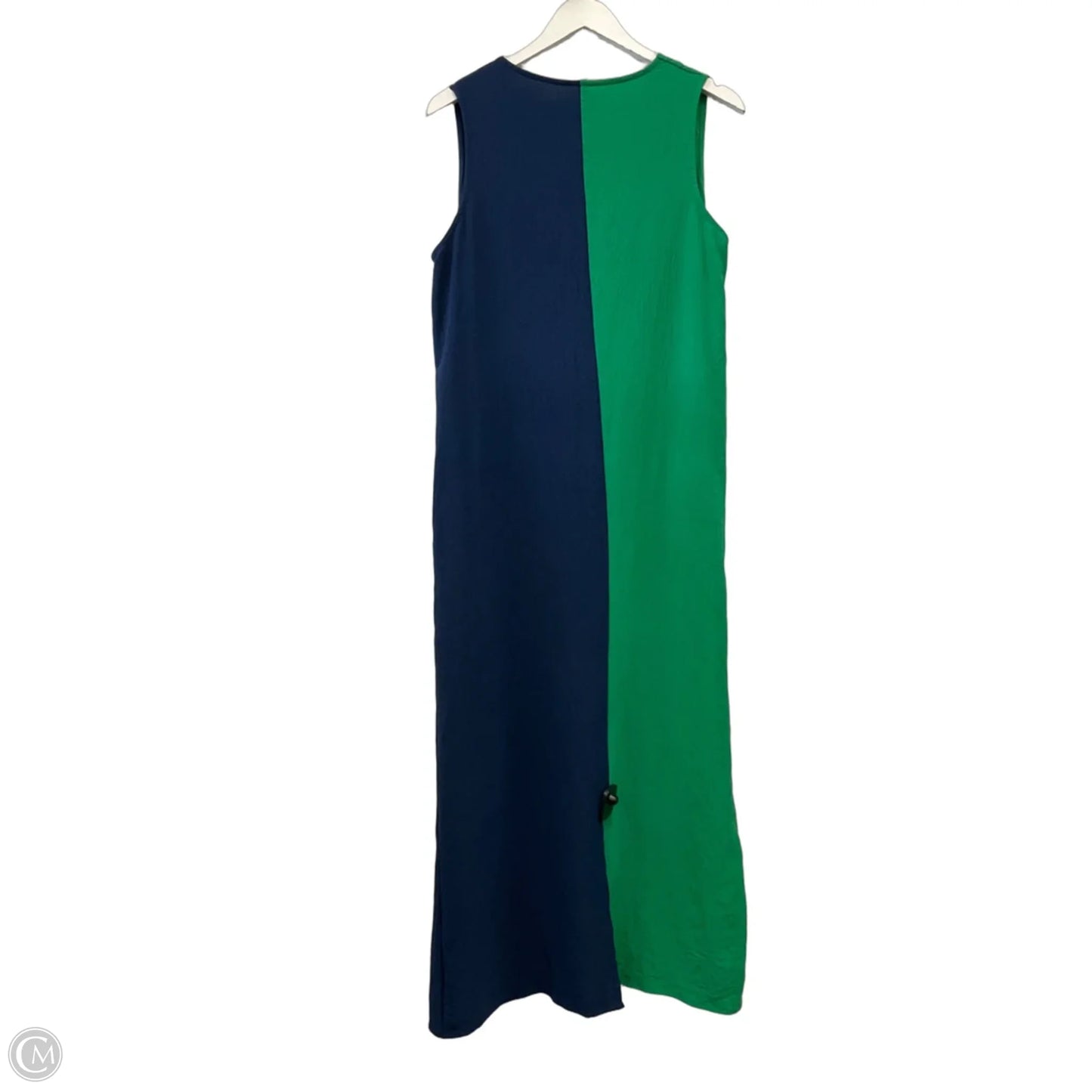 Dress Casual Maxi By Clothes Mentor In Blue & Green, Size: M