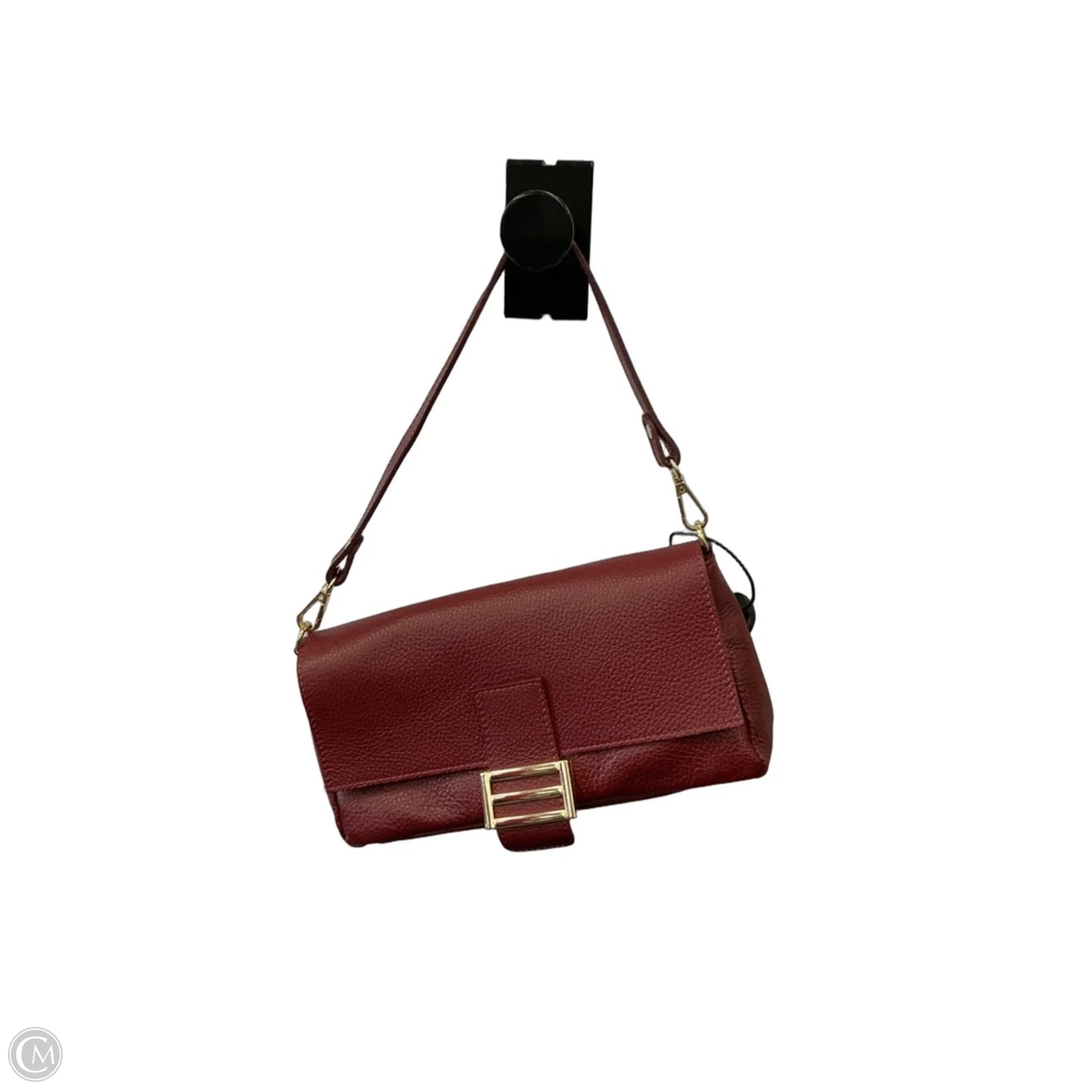 Crossbody Leather By Clothes Mentor, Size: Medium