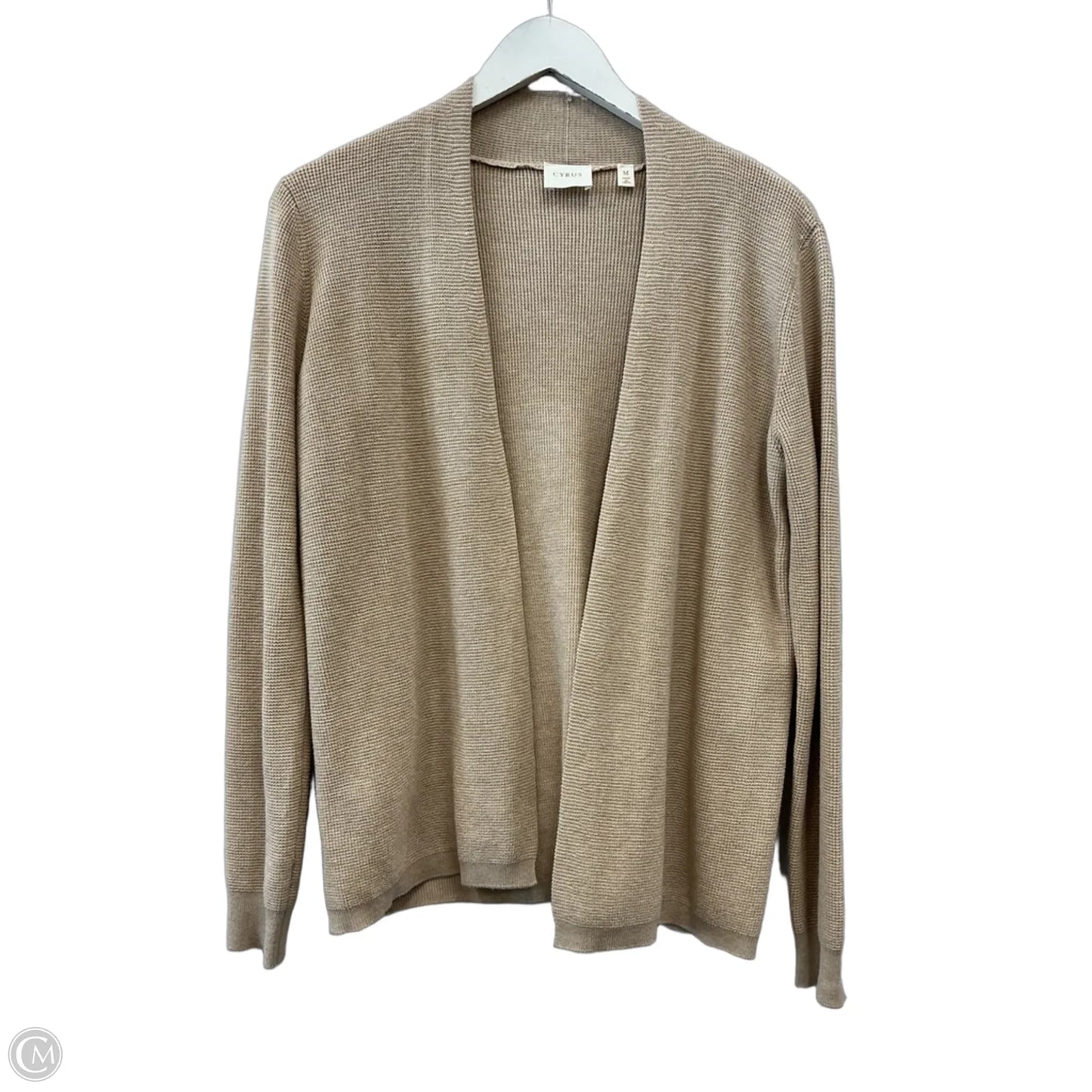 Sweater Cardigan By Cyrus In Tan, Size: M