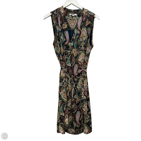 Dress Casual Midi By Dr2 In Multi-colored, Size: L
