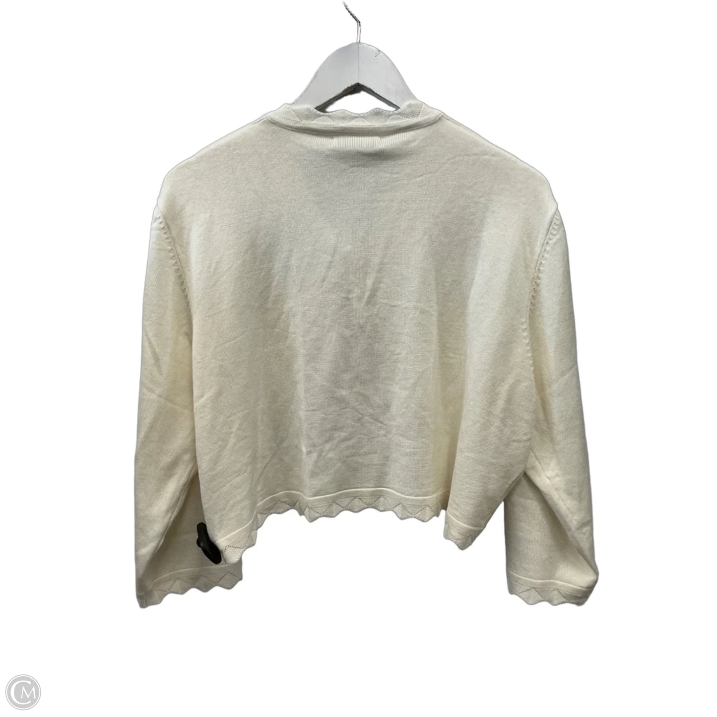 Sweater Cardigan By Grace Karin In Cream, Size: 2x