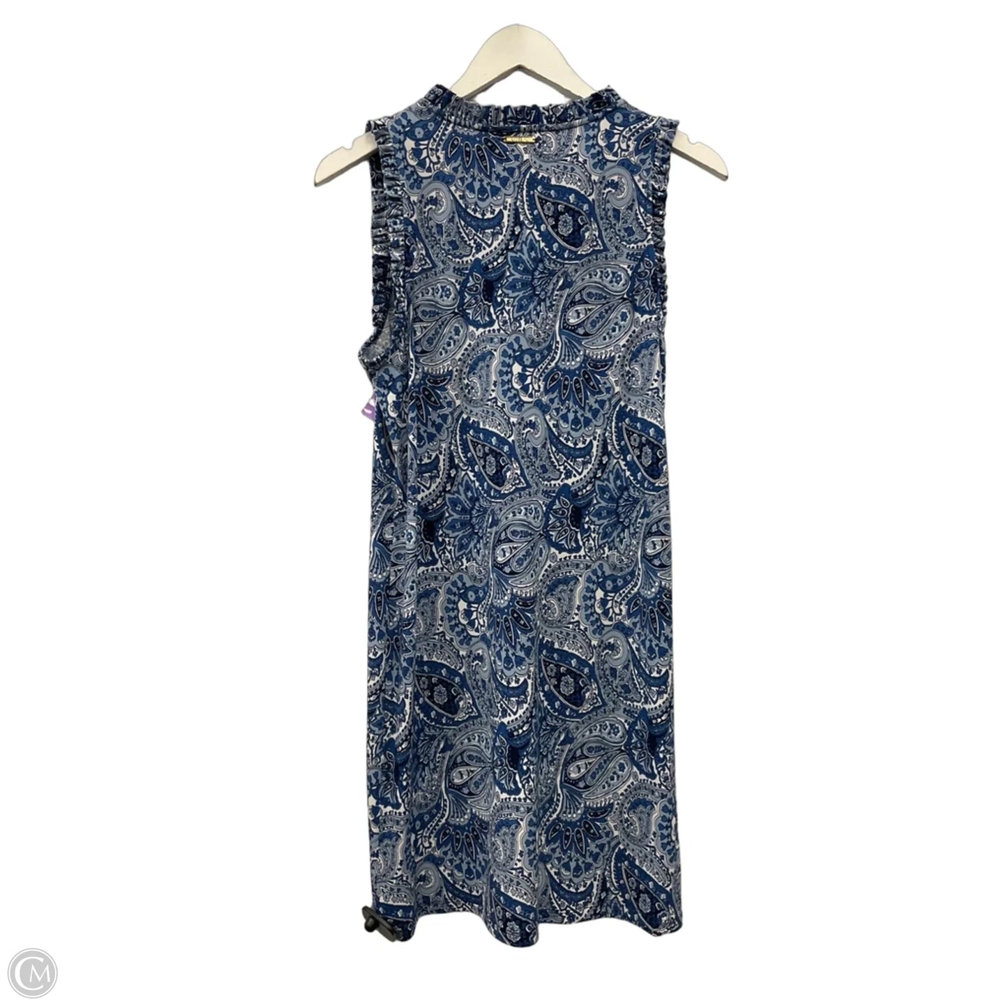 Dress Casual Midi By Michael By Michael Kors In Blue, Size: M