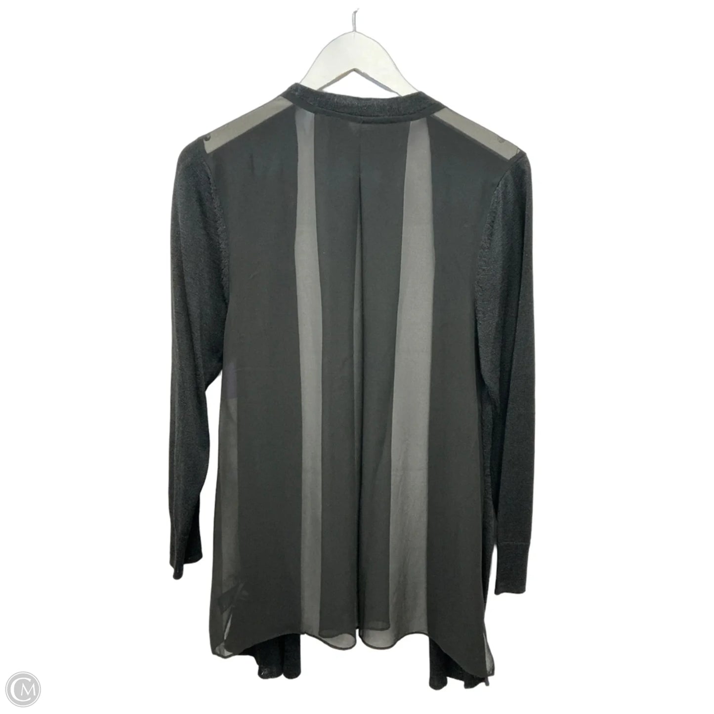 Sweater Cardigan By Nic + Zoe In Black, Size: Mp