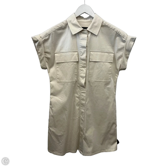 Dress Casual Midi By Banana Republic In Cream, Size: S