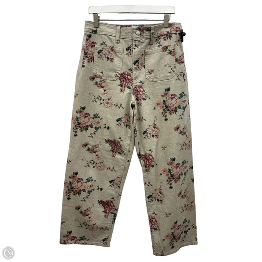 Jeans Wide Leg By Universal Thread In Tan Denim, Size: 12