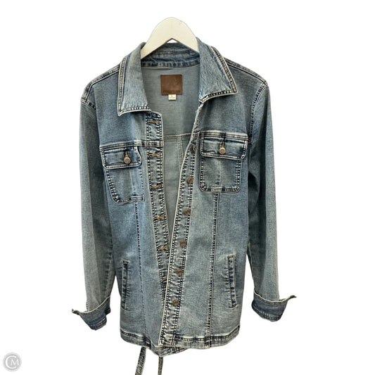 Jacket Denim By Maurices In Blue Denim, Size: L