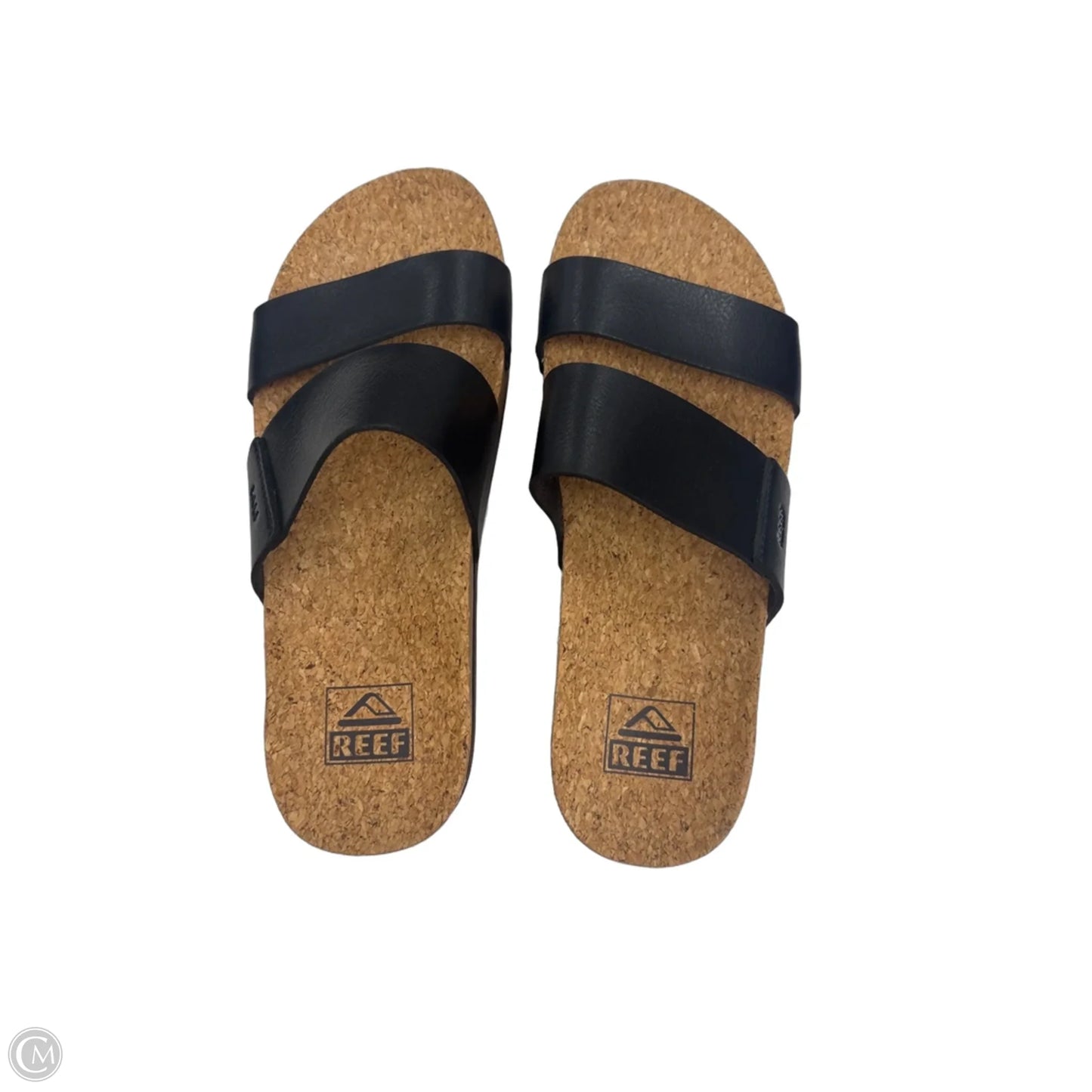 Sandals Heels Platform By Reef In Black, Size: 6