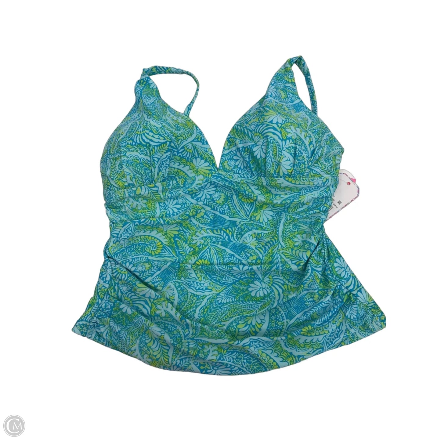 Swimsuit 2pc By Stella Parker In Aqua, Size: L
