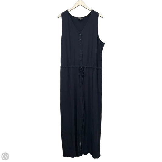 Jumpsuit By J. Jill In Navy, Size: 2x