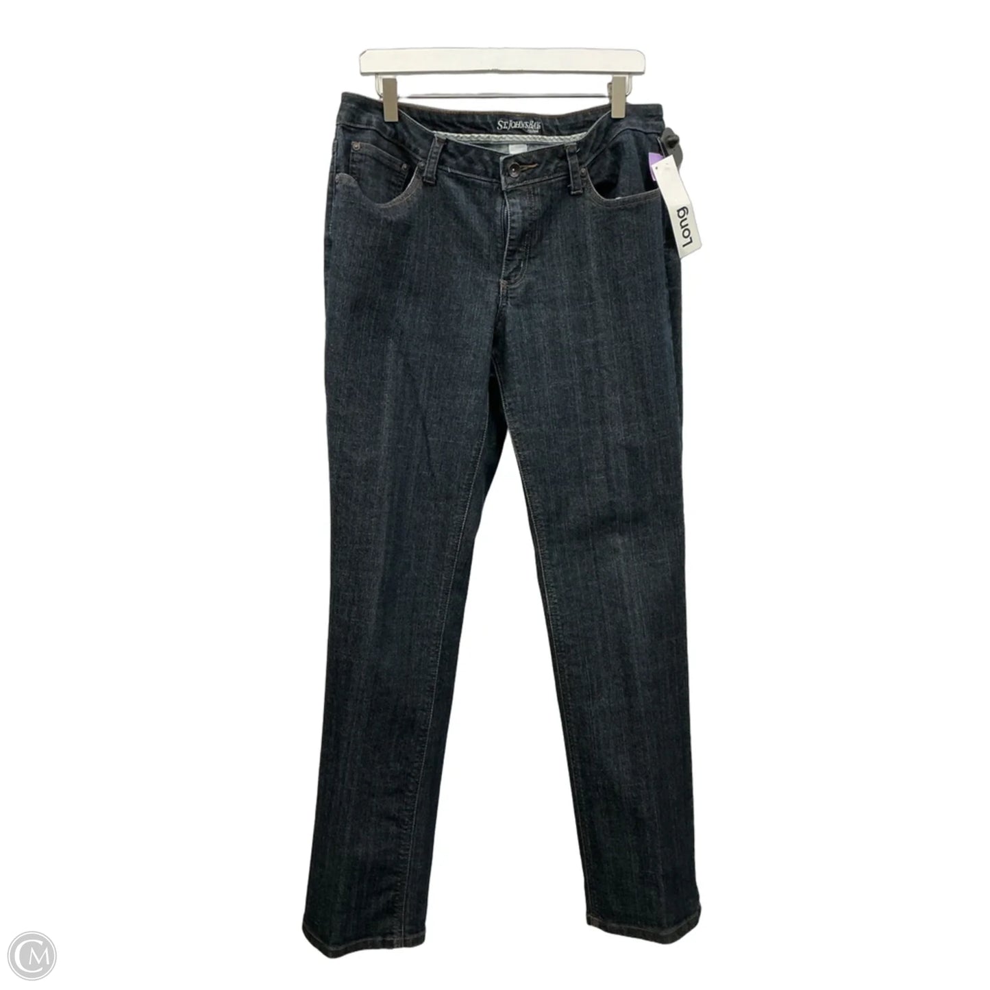 Jeans Straight By St Johns Bay In Blue Denim, Size: 14
