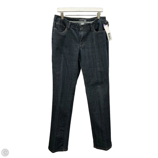 Jeans Straight By St Johns Bay In Blue Denim, Size: 14