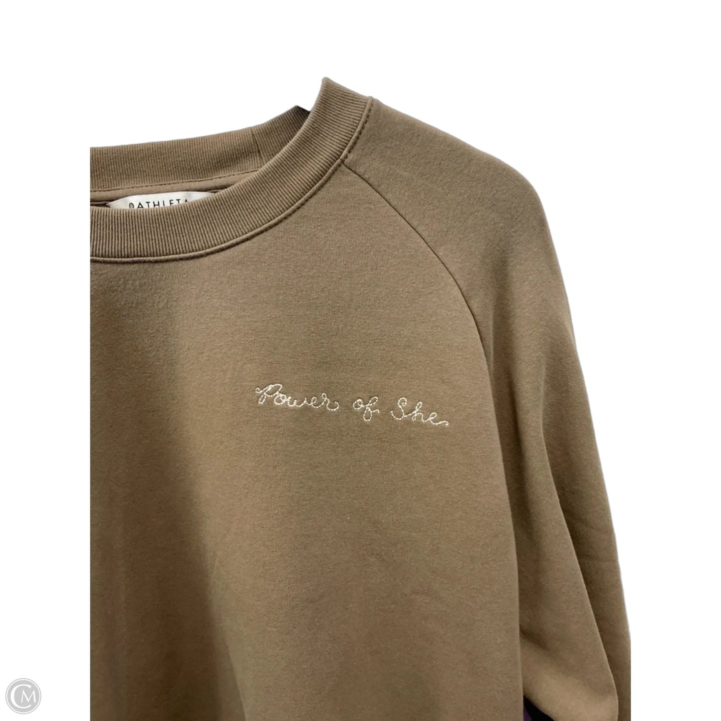 Athletic Sweatshirt Crewneck By Athleta In Brown, Size: L