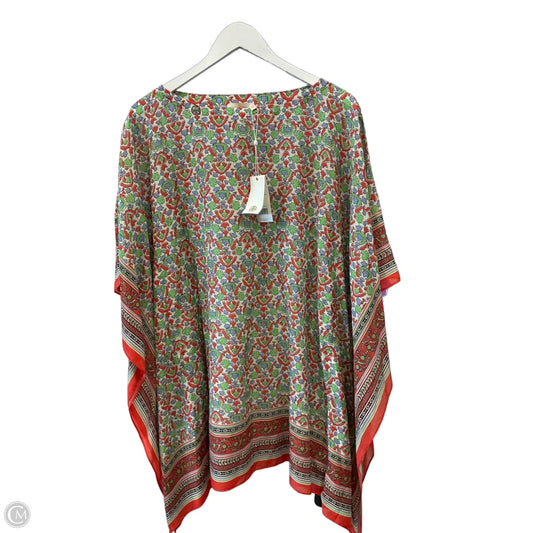 Poncho Designer By Tory Burch In Multi-colored, Size: S