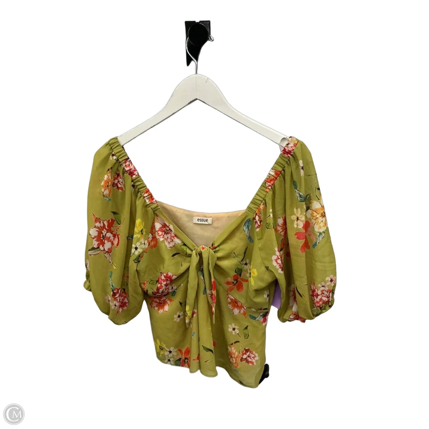 Top Short Sleeve By Clothes Mentor In Green, Size: M