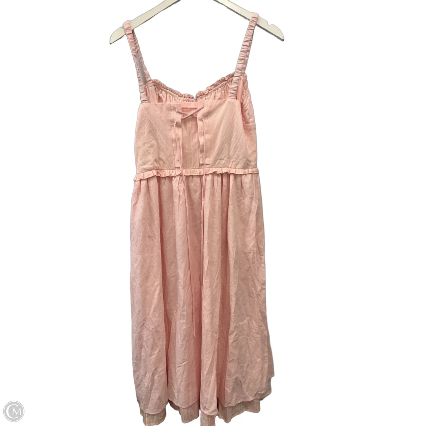 Dress Casual Midi By Clothes Mentor In Pink, Size: M