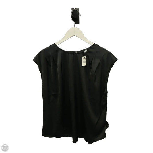 Top Short Sleeve By Express In Black, Size: L