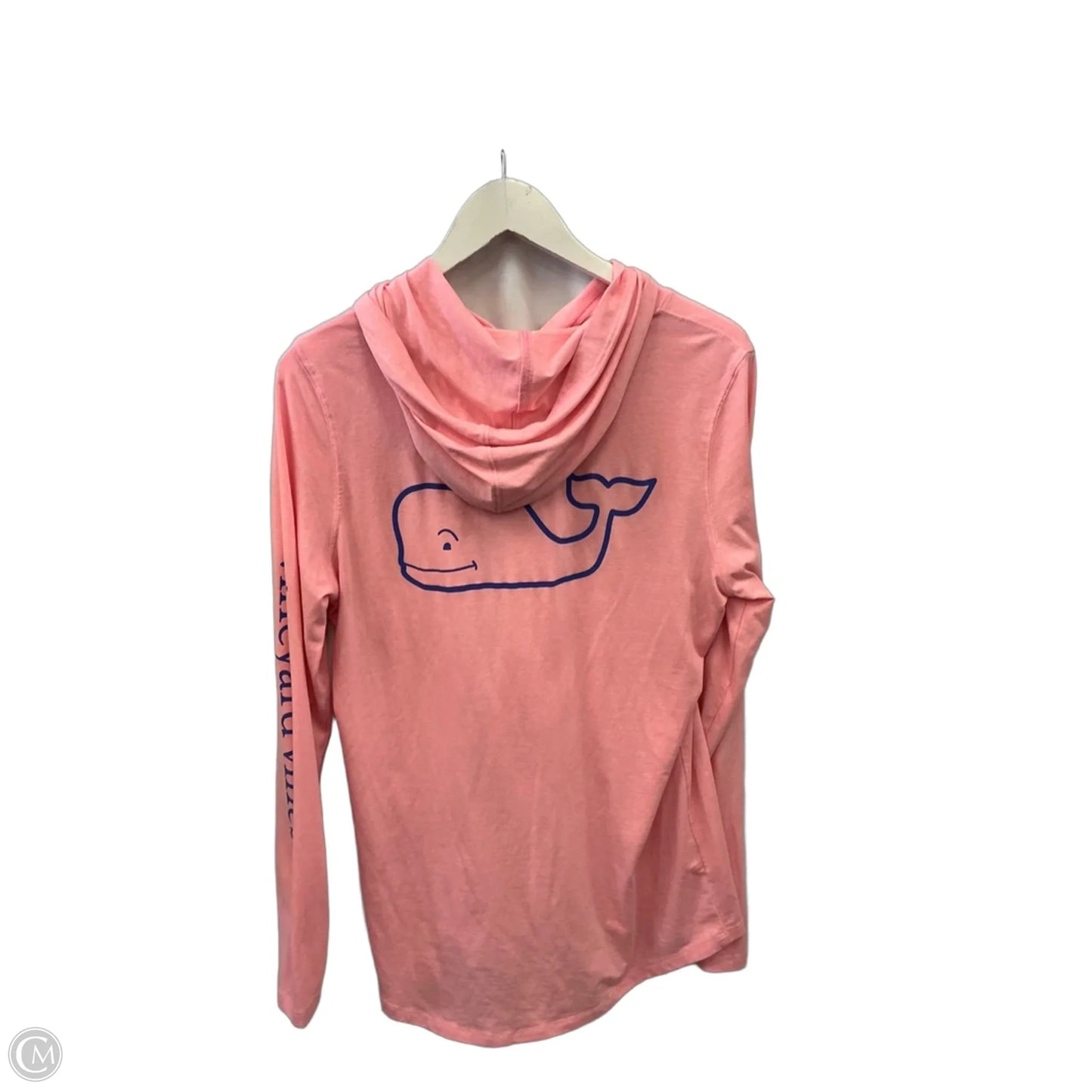 Athletic Top Long Sleeve Hoodie By Vineyard Vines In Pink, Size: M
