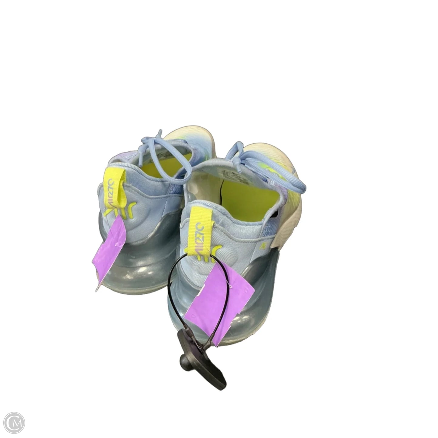 Shoes Athletic By Nike In Blue & Yellow, Size: 9