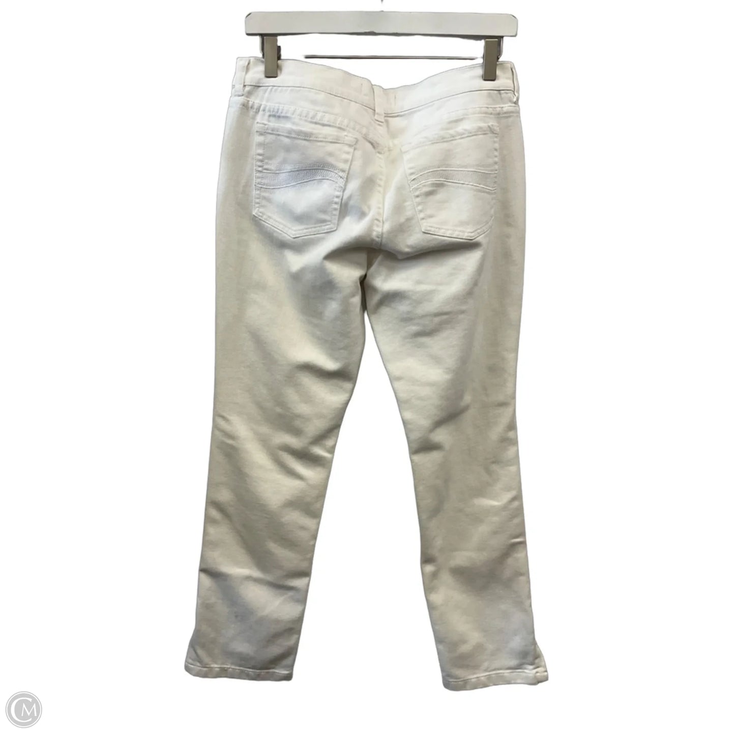 Pants Cropped By White House Black Market In White Denim, Size: 6