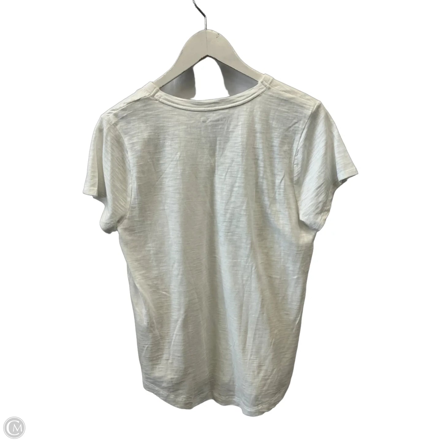 Top Short Sleeve By Chicos In White, Size: M