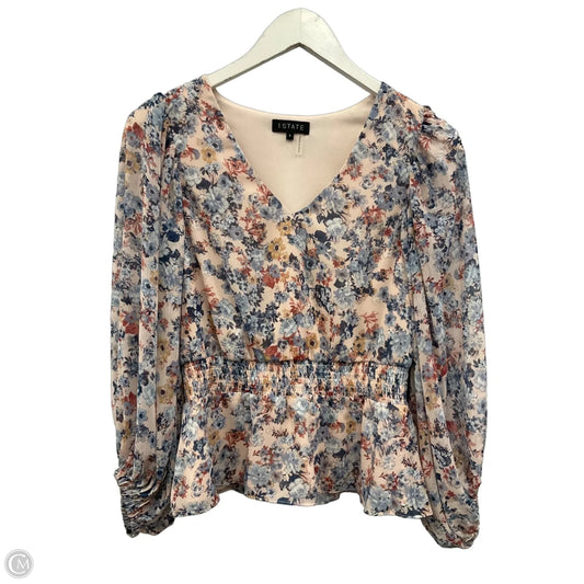 Top Long Sleeve By 1.state In Multi-colored, Size: S