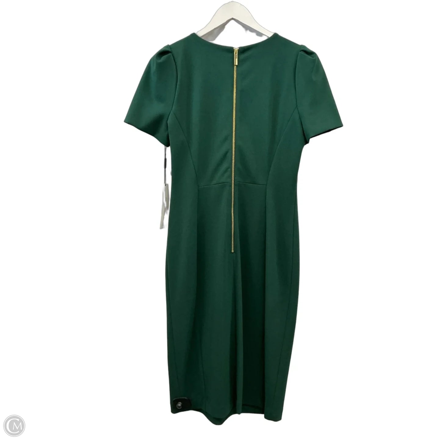 Dress Party Midi By Calvin Klein In Green, Size: M