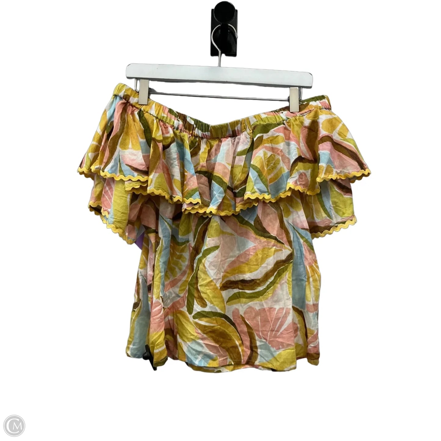 Skirt Set 2pc By Clothes Mentor In Yellow, Size: M