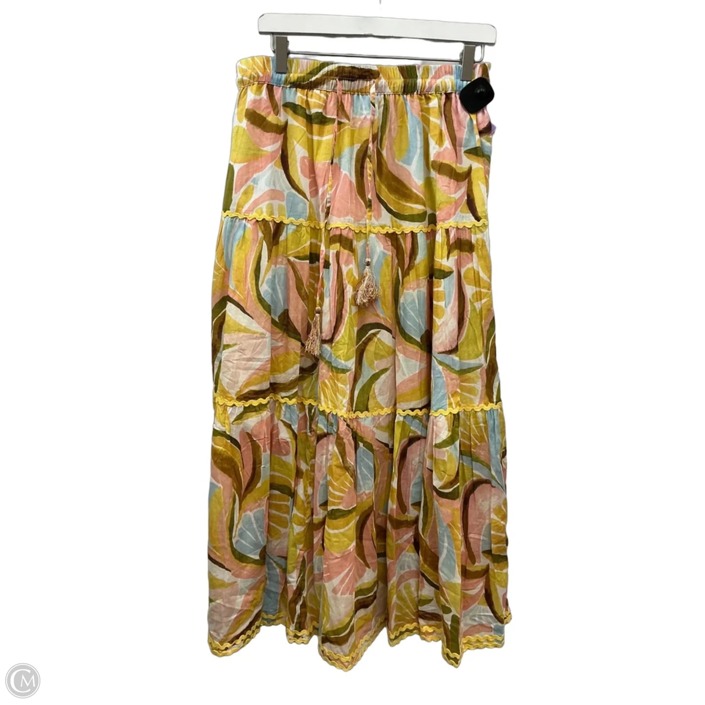 Skirt Set 2pc By Clothes Mentor In Yellow, Size: M
