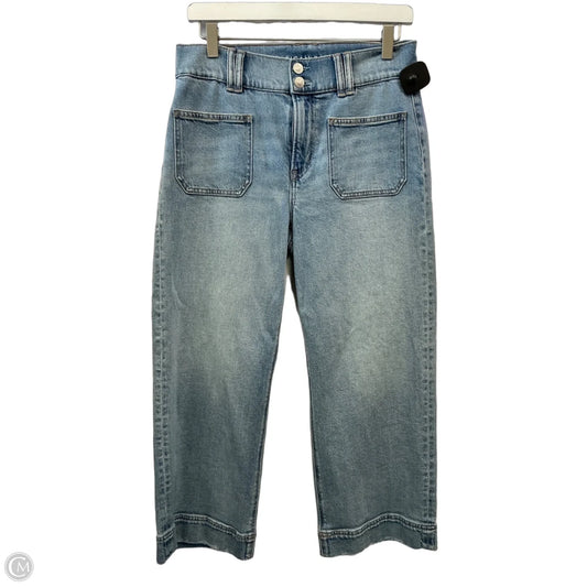 Jeans Cropped By American Eagle In Blue Denim, Size: 4