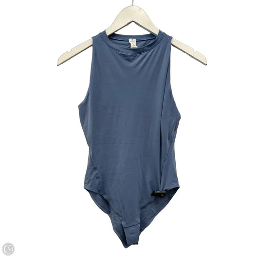 Athletic Top Short Sleeve By Lululemon In Blue, Size: S