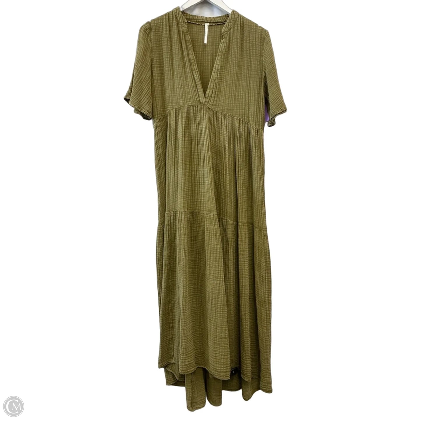 Dress Casual Maxi By Anthropologie In Green, Size: Xs