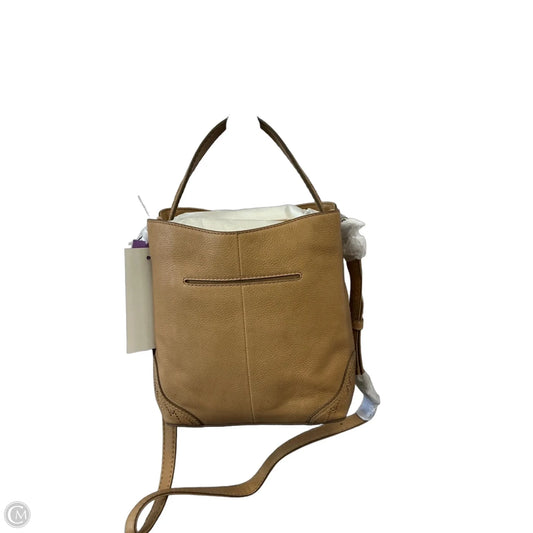 Handbag Leather By Frye, Size: Medium