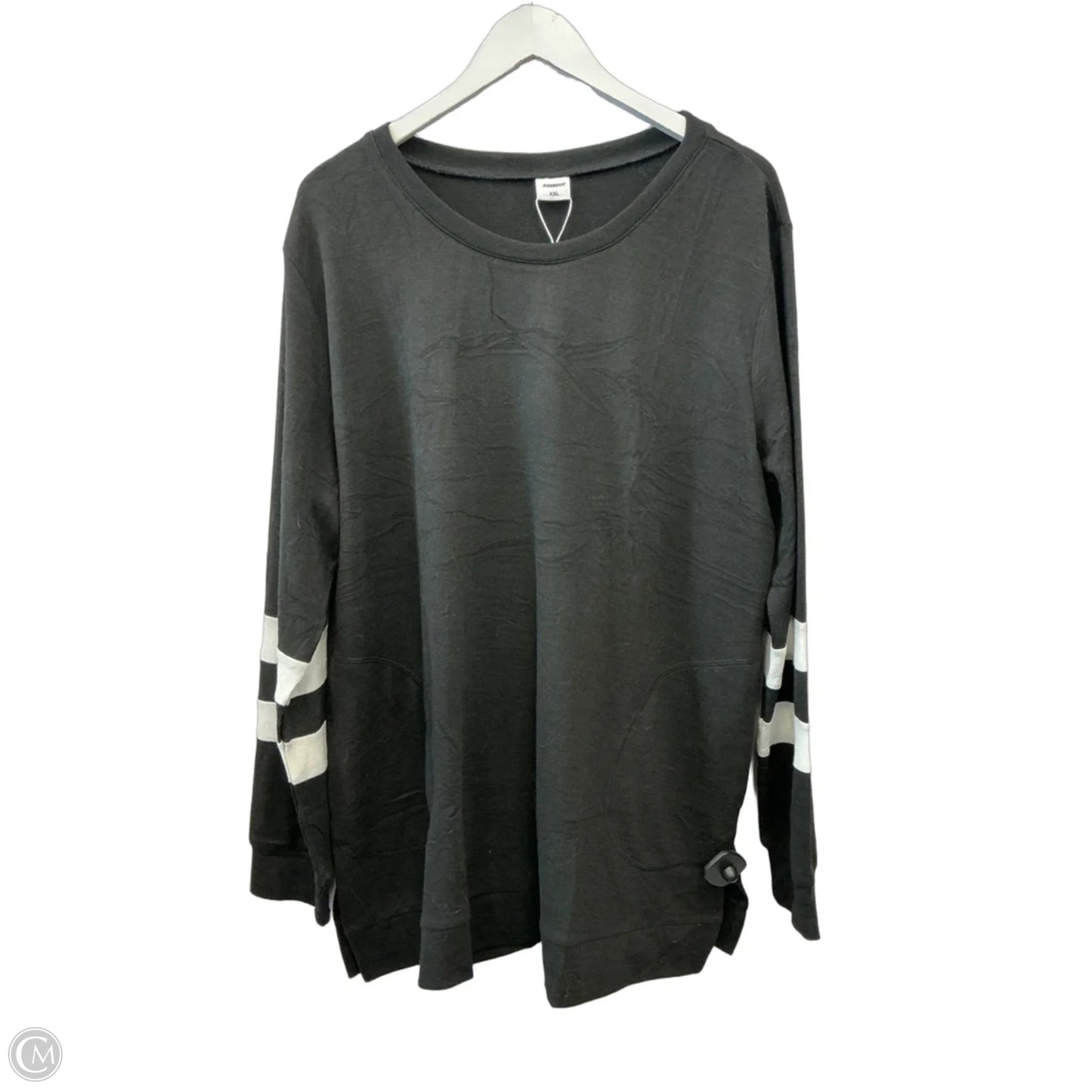 Top Long Sleeve By Clothes Mentor In Black, Size: Xxl