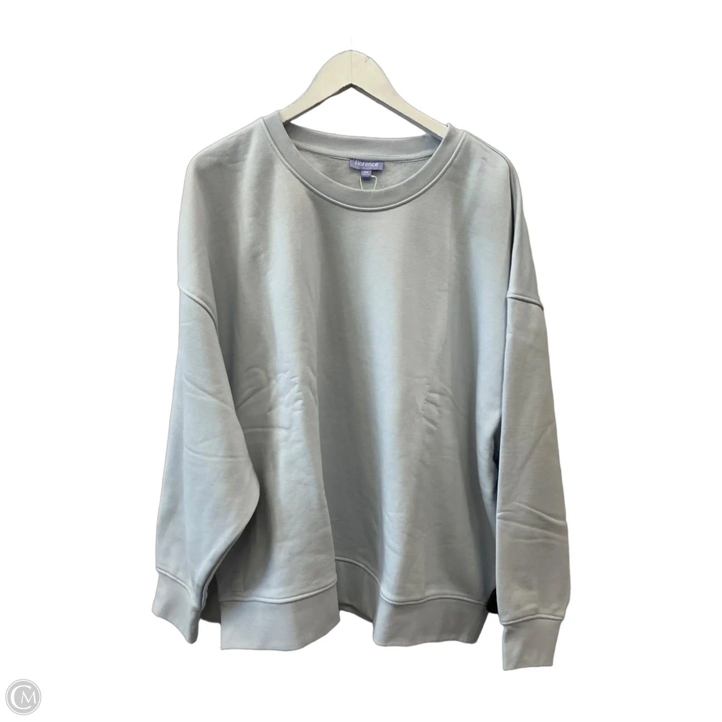 Sweatshirt Crewneck By Clothes Mentor In Blue, Size: Xxl