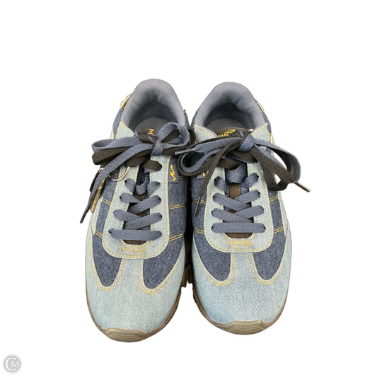 Shoes Luxury Designer By Marc Jacobs In Blue Denim, Size: 9