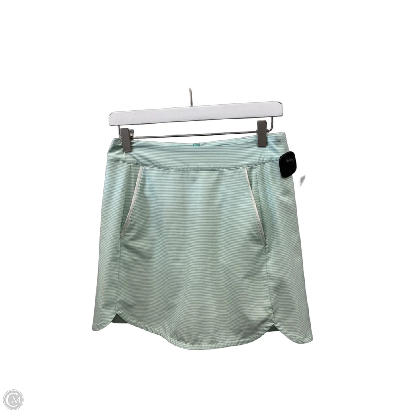 Athletic Skort By Vineyard Vines In Green & White, Size: Xs