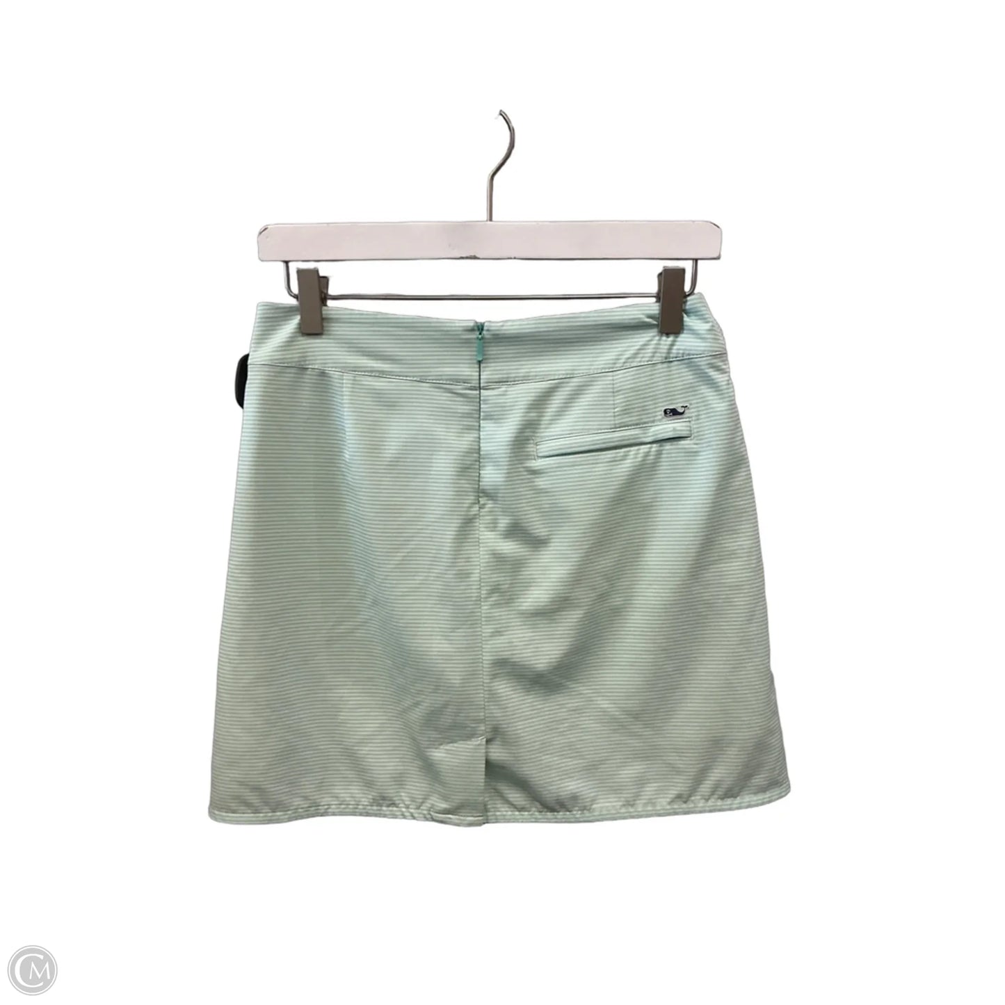 Athletic Skort By Vineyard Vines In Green & White, Size: Xs
