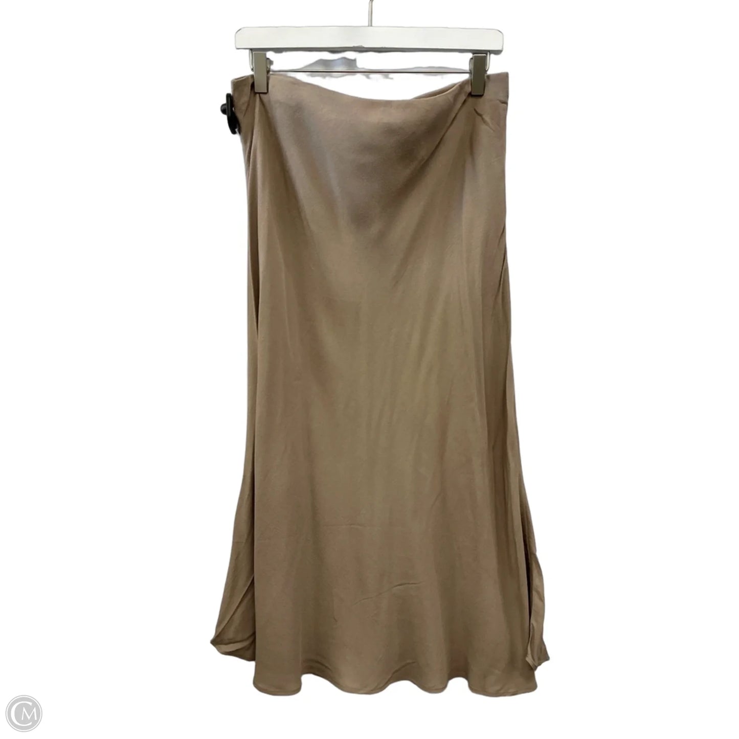 Skirt Midi By H&m In Tan, Size: 12