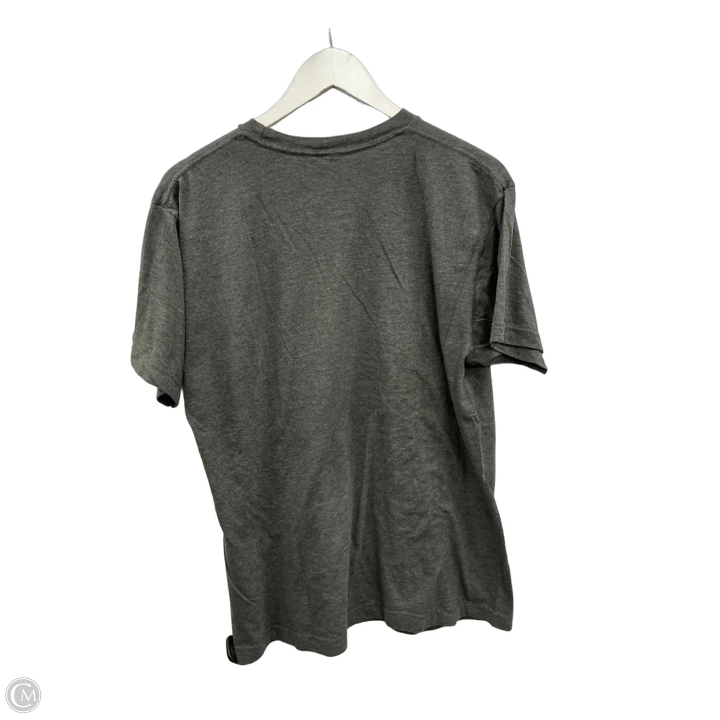Top Short Sleeve By Disney In Grey, Size: L
