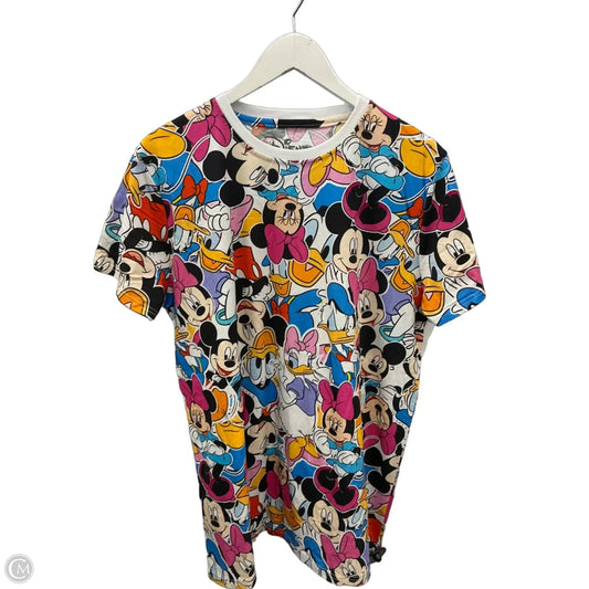 Top Short Sleeve By Disney In Multi-colored, Size: Xl