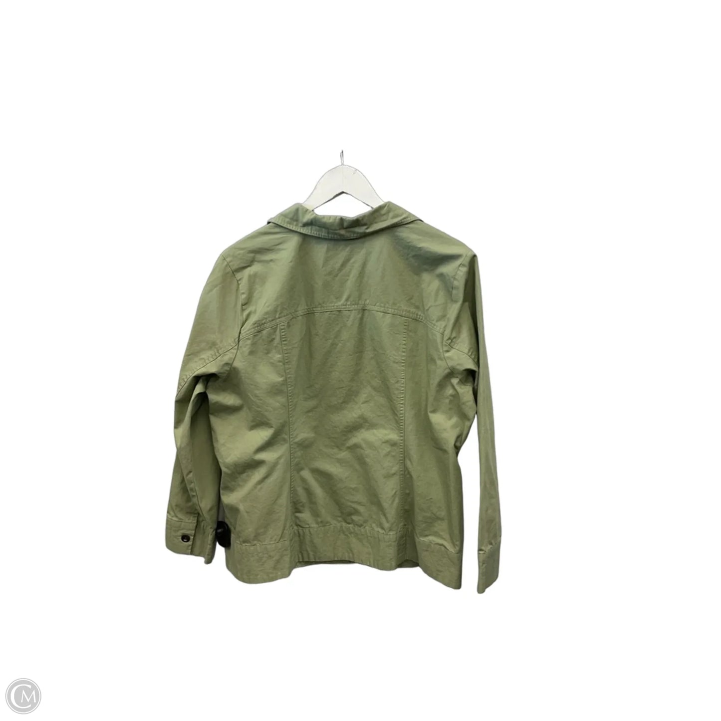 Jacket Denim By Cj Banks In Green Denim, Size: 1x