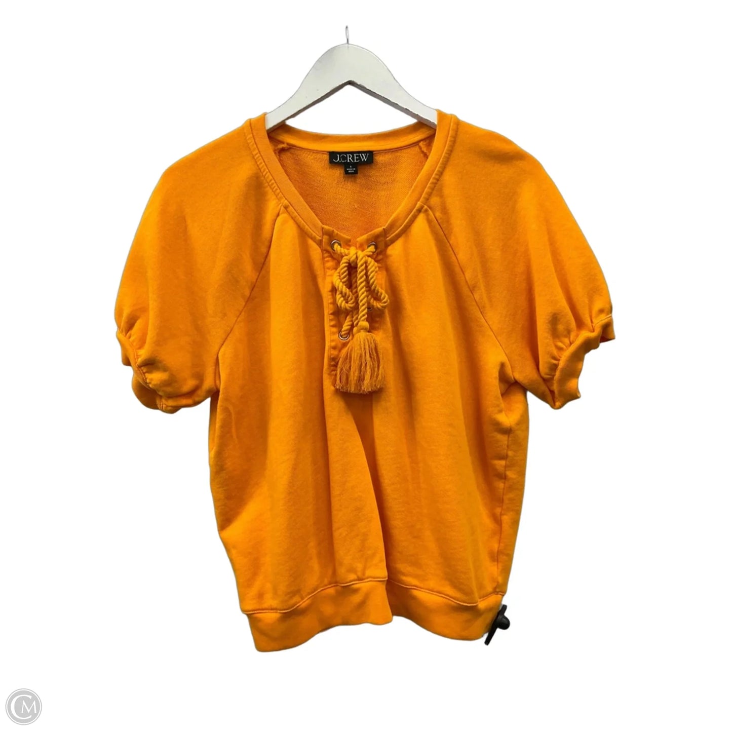Top Short Sleeve By J. Crew In Orange, Size: S