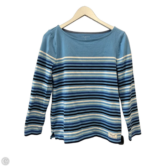 Top Long Sleeve By Talbots In Blue, Size: Mp
