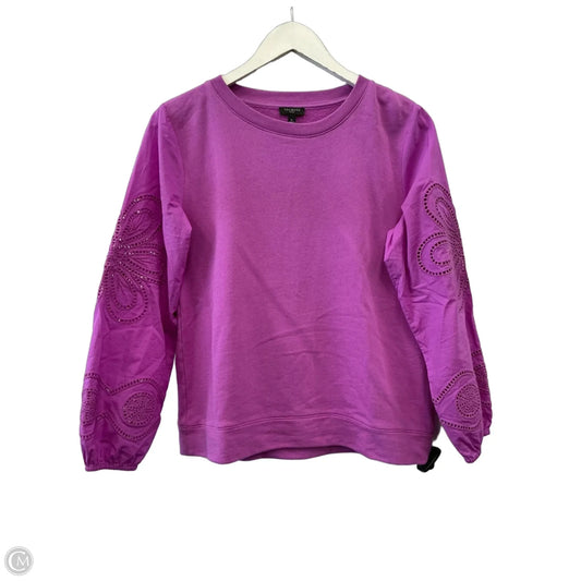 Top Long Sleeve By Talbots In Purple, Size: Sp