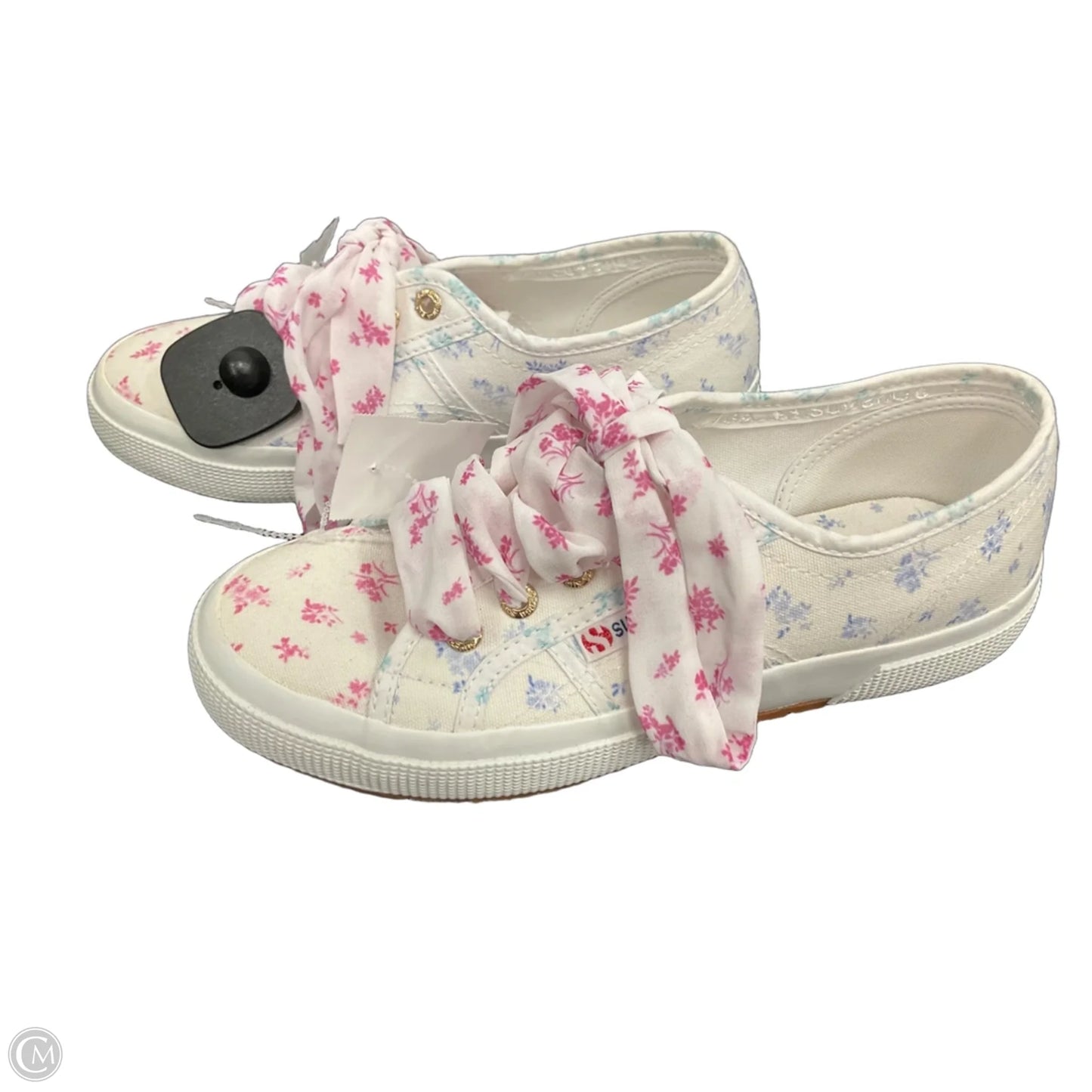 Shoes Sneakers By Superga In Pink & White, Size: 6