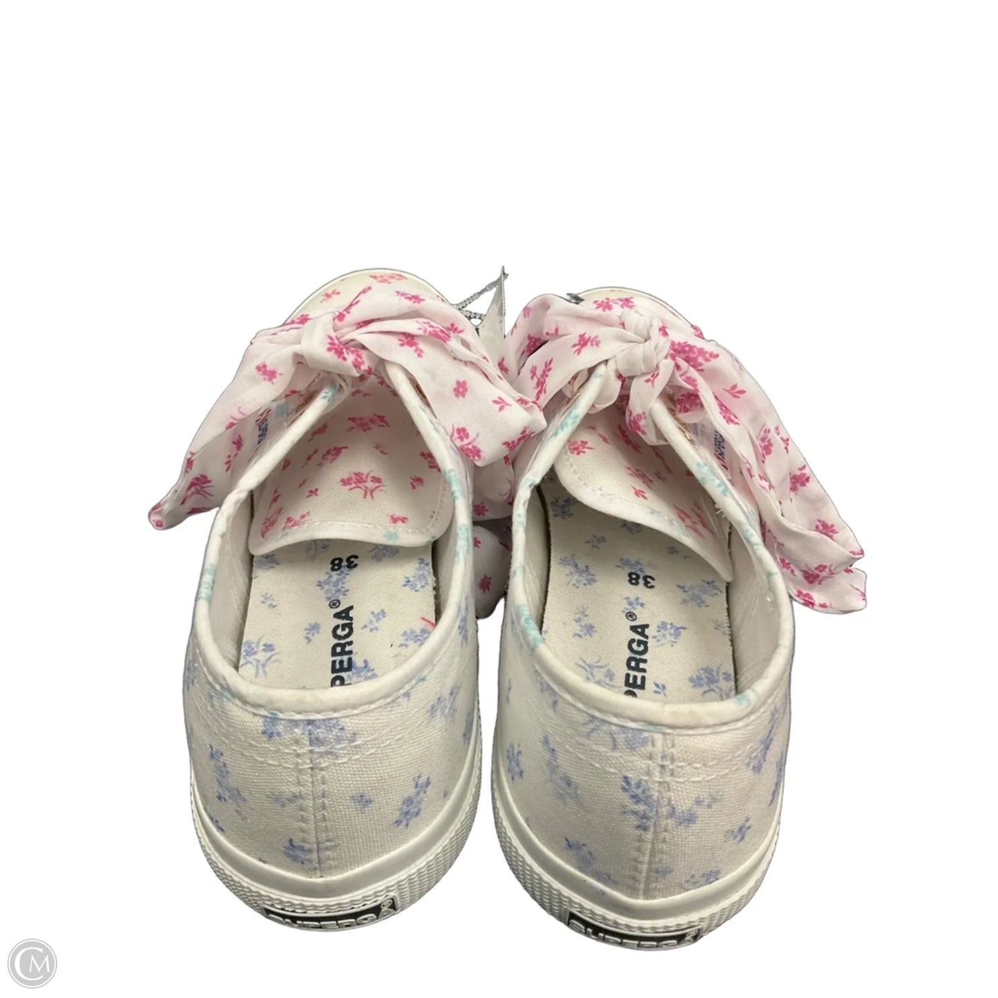 Shoes Sneakers By Superga In Pink & White, Size: 6